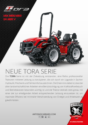 4WD traktorok Carraro SRX 6800 Tora