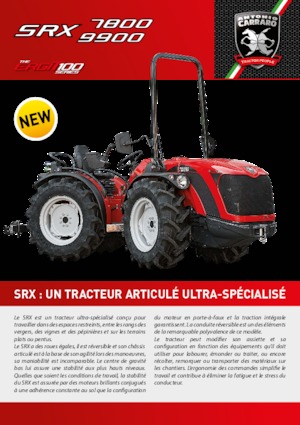 4WD traktorok Carraro SRX 7800