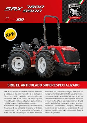 4WD traktorok Carraro SRX 9900
