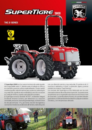 4WD traktorok Carraro Supertigre 5800
