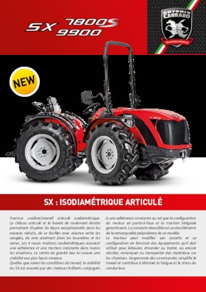 4WD traktorok Carraro SX 9900