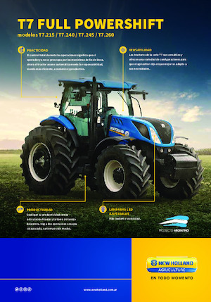 4WD traktorok New Holland T7.215