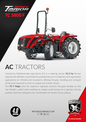 4WD traktorok Carraro TC 5800 F major