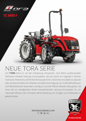 4WD traktorok Carraro TC 6800 F Tora