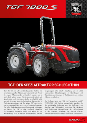 4WD traktorok Carraro TGF 7800 S