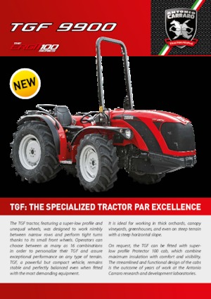 4WD traktorok Carraro TGF 9900