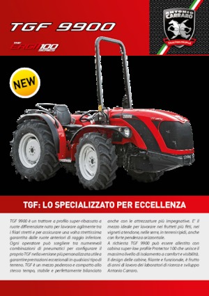 4WD traktorok Carraro TGF 9900