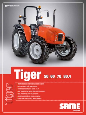 4WD traktorok SAME Tiger 50