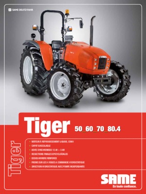 4WD traktorok SAME Tiger 50
