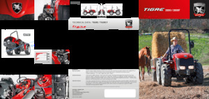 Kompakt kommunális traktorok Carraro Tigre 3800 F