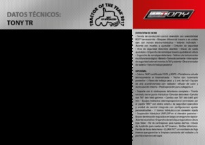 4WD traktorok Carraro Tony 9800 TR