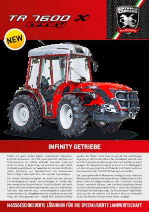 4WD traktorok Carraro TR 7600 Infinity