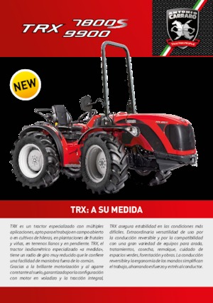4WD traktorok Carraro TRX 9900