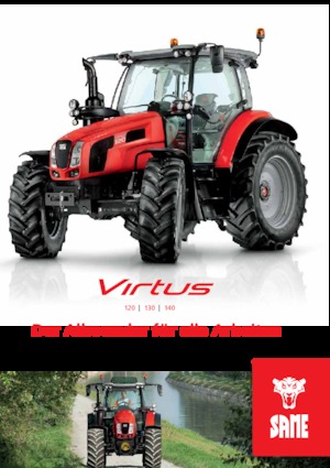 4WD traktorok SAME Virtus 120 