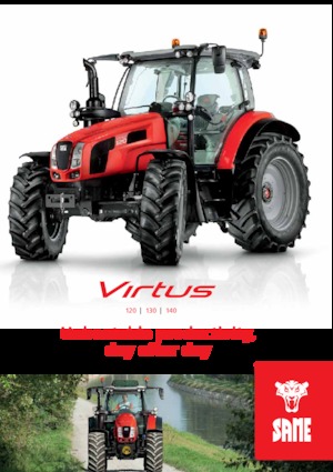 4WD traktorok SAME Virtus 140 