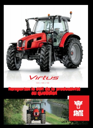 4WD traktorok SAME Virtus 140 