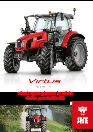 4WD traktorok SAME Virtus 140 
