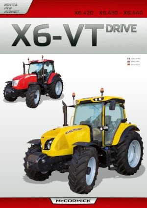 4WD traktorok McCormick X6.420VT-Drive