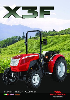 4WD traktorok McCormick X3.070F