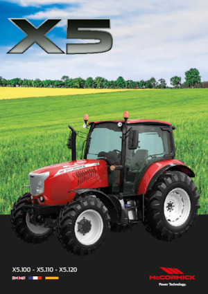 4WD traktorok McCormick X5.110 Efficient