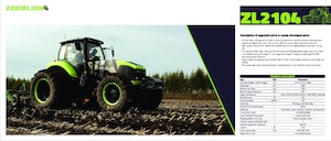 4WD traktorok Zoomlion ZL2104
