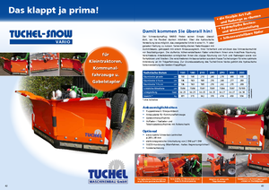 Állítható hóekék Tuchel Vario 270