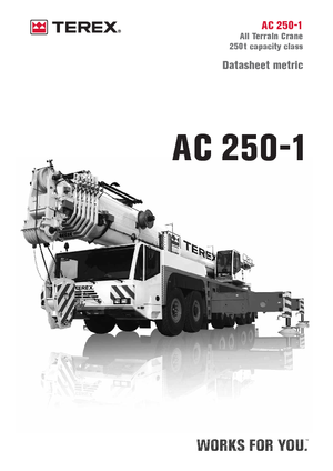 Autódaruk Terex-Demag AC 250-1 (12x8x10)