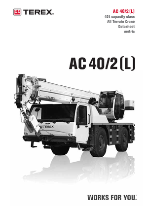 Autódaruk Terex-Demag AC 40/2 L (4x4x4)