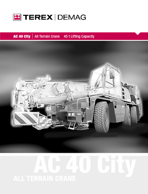 Autódaruk Terex-Demag AC 40 City (6x4x6)