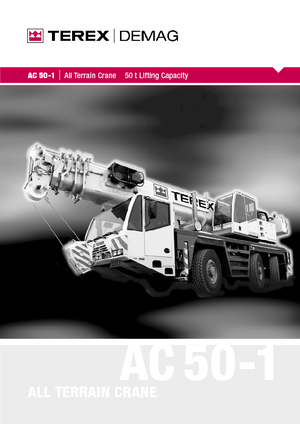 Autódaruk Terex-Demag AC 50-1 (6x6x6)