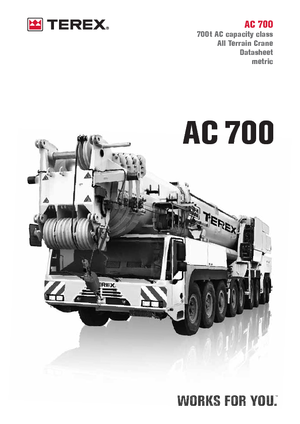 Autódaruk Terex-Demag AC 700 (18x8x16)
