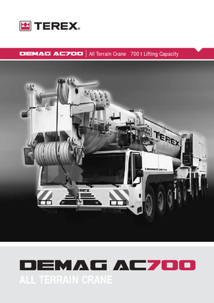 Autódaruk Terex-Demag AC 700 (18x8x16)