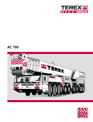 Autódaruk Terex-Demag AC 700 (18x8x16)
