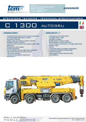 Autódaruk tcm C 1300 (8x4x4)