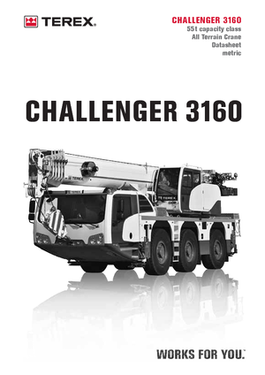 Autódaruk Terex-Demag Challenger 3160 (6x4x6)