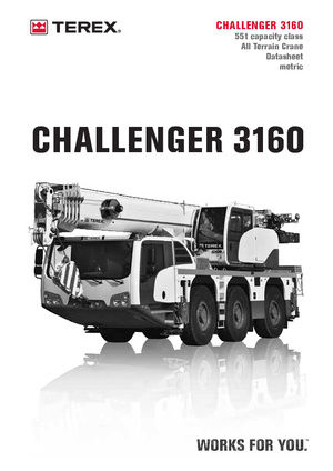 Autódaruk Terex-Demag Challenger 3160 (6x4x6)