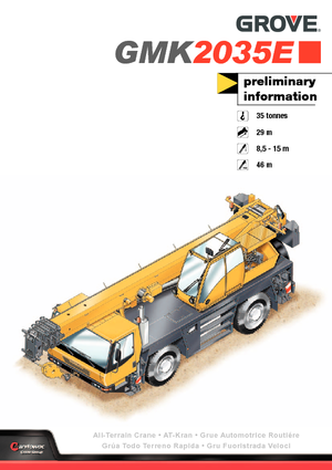 Autódaruk Grove GMK2035E 