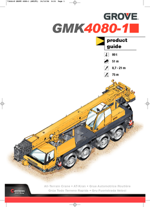 Autódaruk Grove GMK 4080-1 (8x6x8)