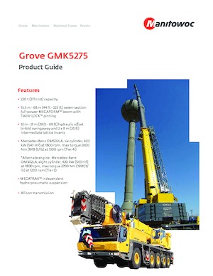 Autódaruk Grove GMK5275