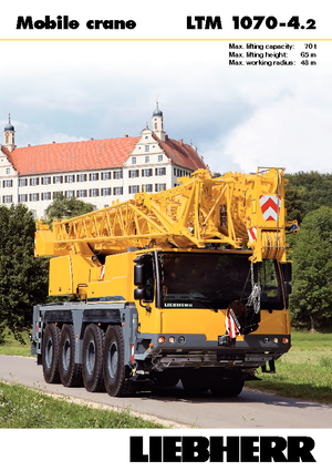 Autódaruk Liebherr LTM 1070-4.2 