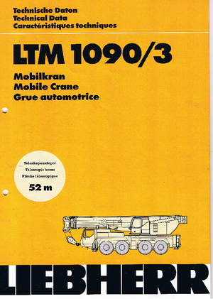 Autódaruk Liebherr LTM 1090/3 (8x8x6)