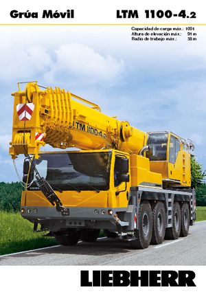 Autódaruk Liebherr LTM 1100-4.2 