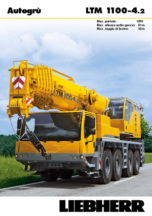 Autódaruk Liebherr LTM 1100-4.2 
