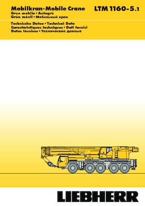 Autódaruk Liebherr LTM 1160-5.1 (10x6x8)