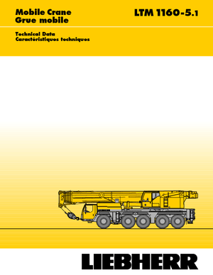 Autódaruk Liebherr LTM 1160-5.1 (10x6x8)