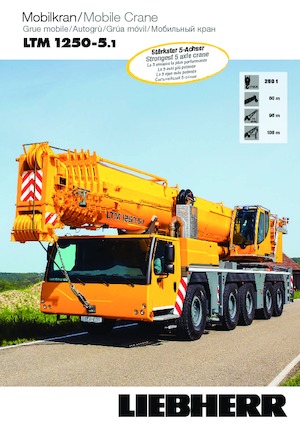Autódaruk Liebherr LTM 1250-5.1 