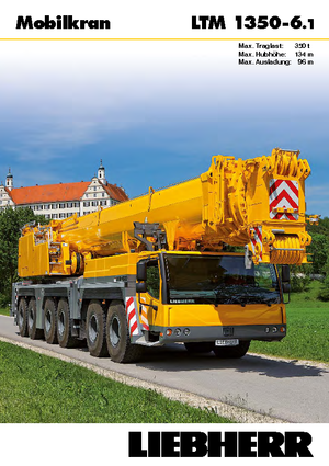 Autódaruk Liebherr LTM 1350-6.1 