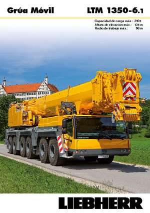 Autódaruk Liebherr LTM 1350-6.1 