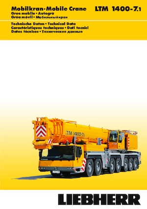 Autódaruk Liebherr LTM 1400-7.1 