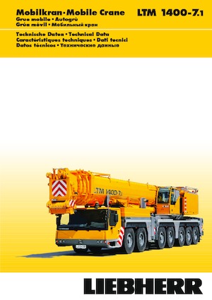 Autódaruk Liebherr LTM 1400-7.1 